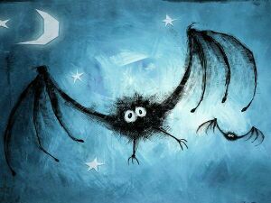 Batty, batty, batty, bat, one, two, three, count!